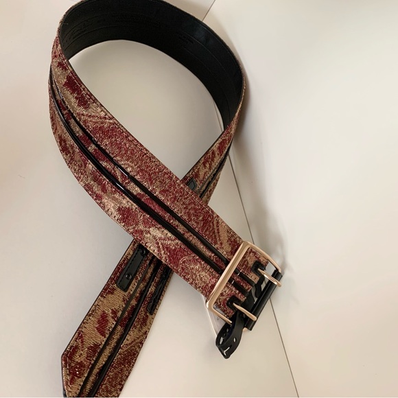 Hold Olivia Palermo thick brocade belt - Picture 15 of 15